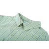 Groen gestreept hemd - Mateo light khaki (stapelkorting)